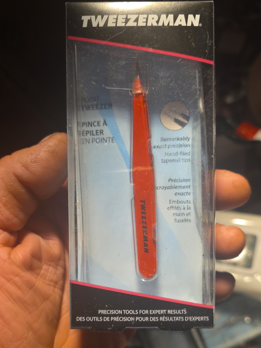 Red Point Tweezer – Precise Pointed Tip